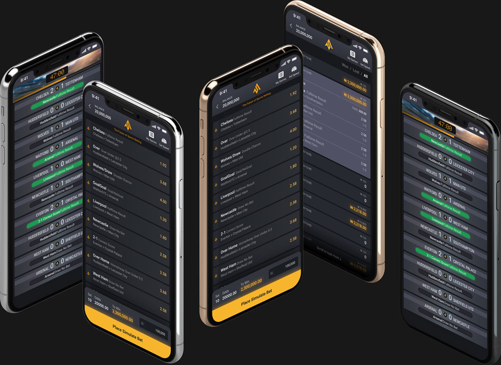 Simulate App Interface on several phones